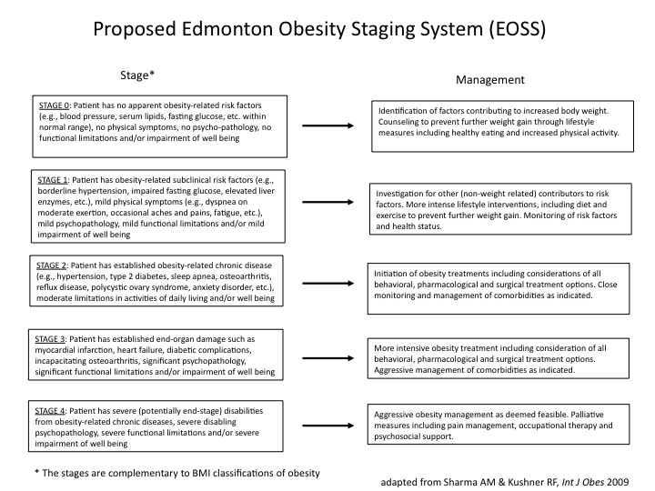 The Edmonton Obesity Staging System